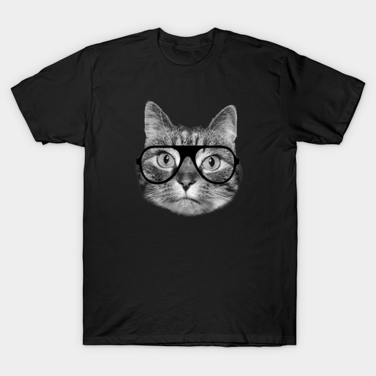 Discover Cat wearing glasses - Glasses - T-Shirt