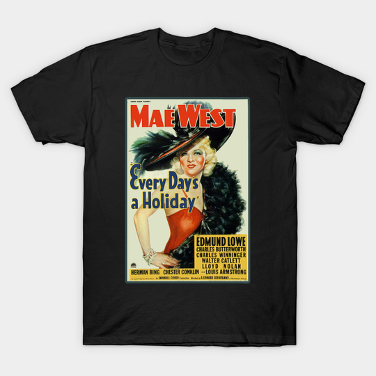 Discover Vintage Movie Poster Mae West - Mae West - T-Shirt