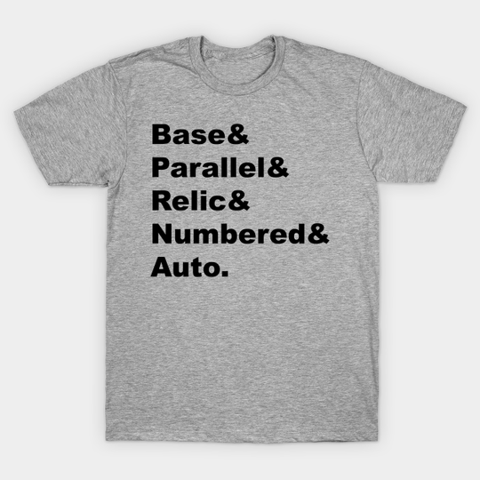 Discover Base & Parallel - Black Lettering - Baseball Cards - T-Shirt