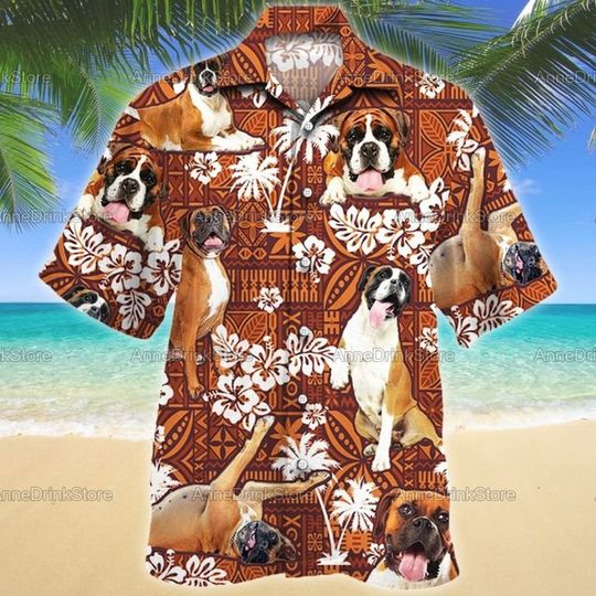Discover Boxer Hawaiian Summer Shirts for Dog Lovers