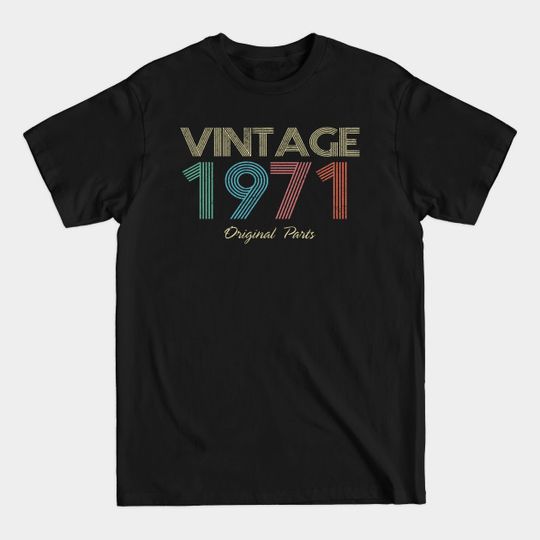 Discover 1971 - Vintage Original Parts - 1971 - T-Shirt