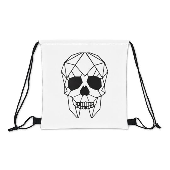 Discover Outdoor Drawstring Bag - Skull