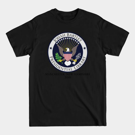 Discover West Wing - Josiah Bartlet Presidential Library - West Wing - T-Shirt