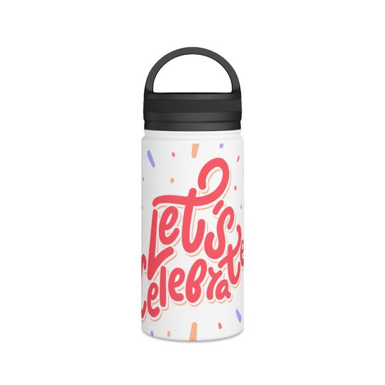 Discover Stainless Steel Water Bottle, Handle Lid