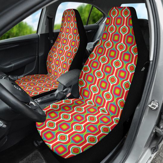 Discover Pattern Car Seat Covers