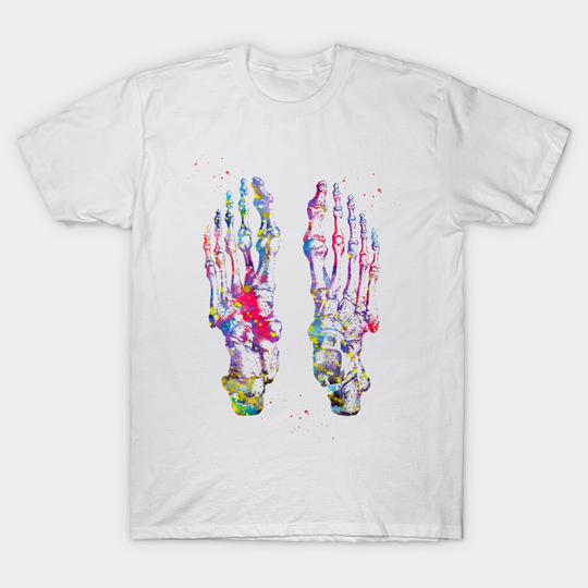 Discover Foot Bones - Foot Bones - T-Shirt
