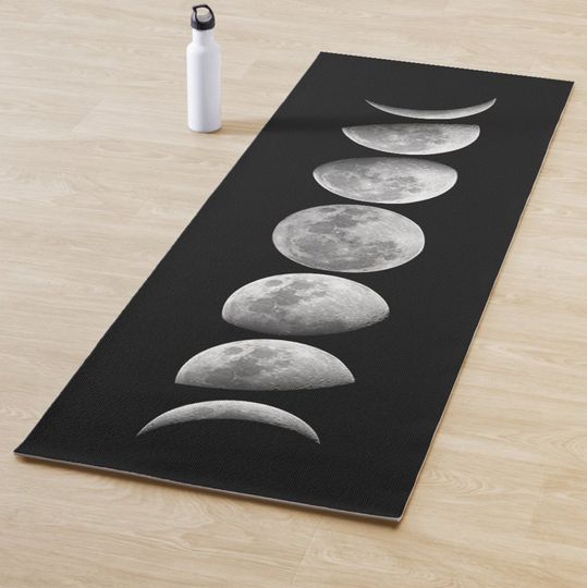 Discover Moon Phases Yoga Mat  Yoga Mat