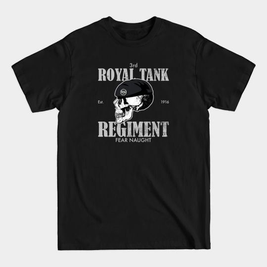Discover 3rd Royal Tank Regiment (Distressed) - 1 Royal Tank Regiment - T-Shirt