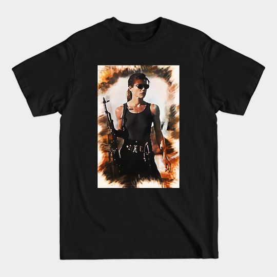 Discover Sarah Connor Portrait - Terminator - T-Shirt