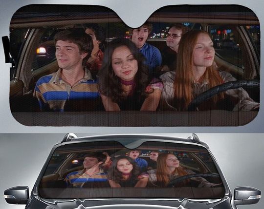 Discover That '70s Show Movies Steven Hyde Donna Pinciotti Driving Car Car Sun Shade  auto Accessories