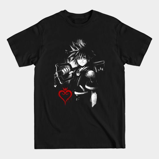 Discover Sora Ink - Kingdom Hearts Video Game - Key Blade - Kingdom Hearts - T-Shirt