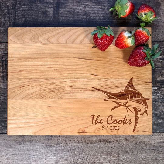 Discover Personalized Cutting Board. Custom Cutting Board. Deep Sea Fishing