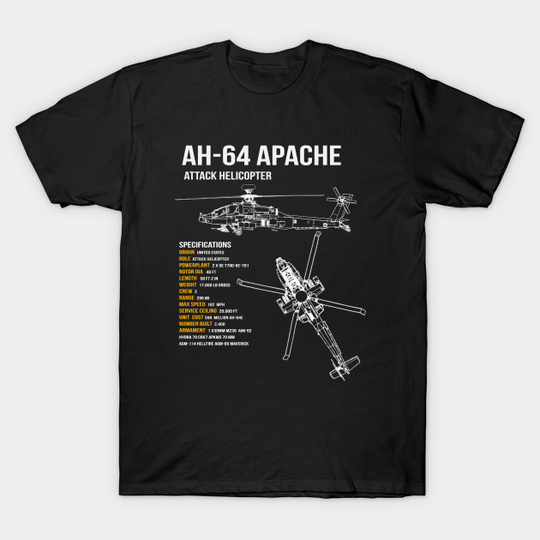Discover AH-64 Apache - Ah 64 Apache - T-Shirt