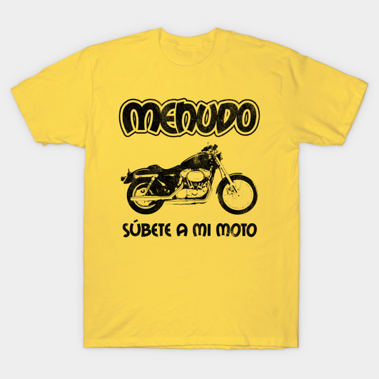 Discover Súbete a mi Moto T-Shirt Black - Menudo Subete A Mi Moto - T-Shirt