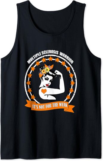 Discover Multiple Sclerosis Awareness MS Warrior Mom Support Tank Top