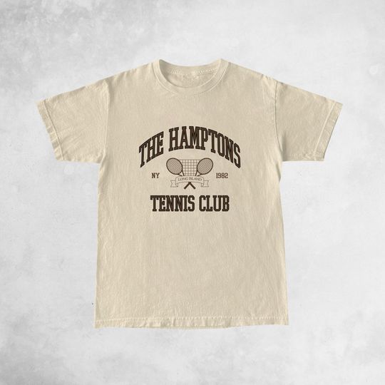 Discover The Hamptons Tennis Club T Shirt