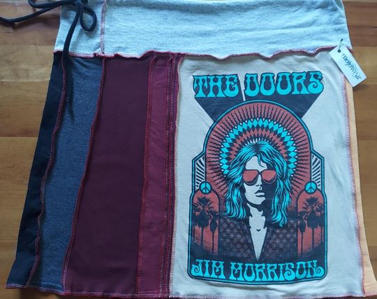 Discover XL Upcycled Recycled Repurposed Jim Morrison The Doors Rock Band Womens Tshirt