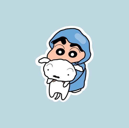 Discover Japanese Shin Chan Raincoat Stickers