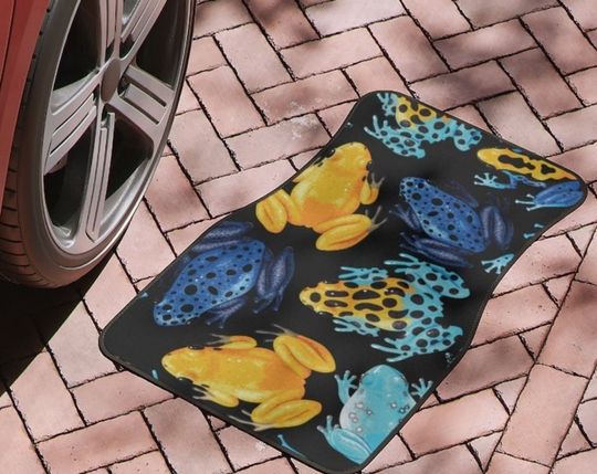 Discover Vivid Tropical Frog Car Floor Mats