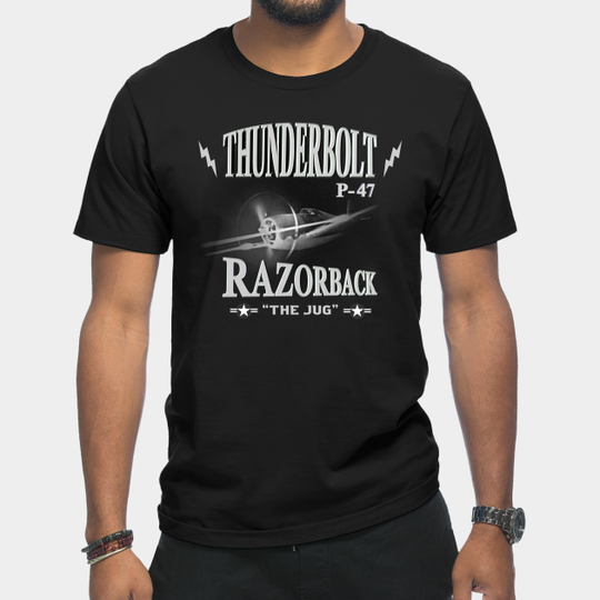 Discover P-47 Thunderbolt - Military Aircraft - T-Shirt