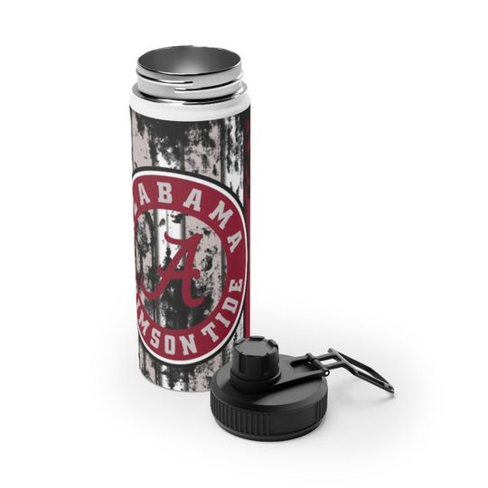 Discover Stainless Steel Water Bottle, Sports Lid Alabama