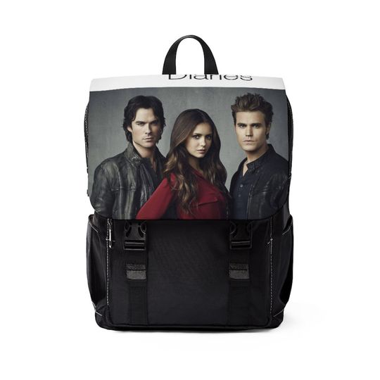 Discover The vampire diaries TVD Unisex Casual Shoulder Backpack Bag