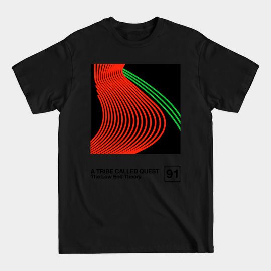 Discover The Low End Theory / Minimal Style Graphic Artwork Design - A Tribe Called Quest - T-Shirt