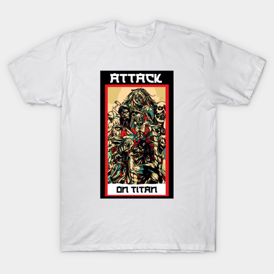 Discover All Titans Design Attack on Titan T-Shirt