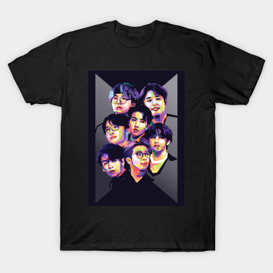 Discover all member BTS kpop - Bts Merch - T-Shirt