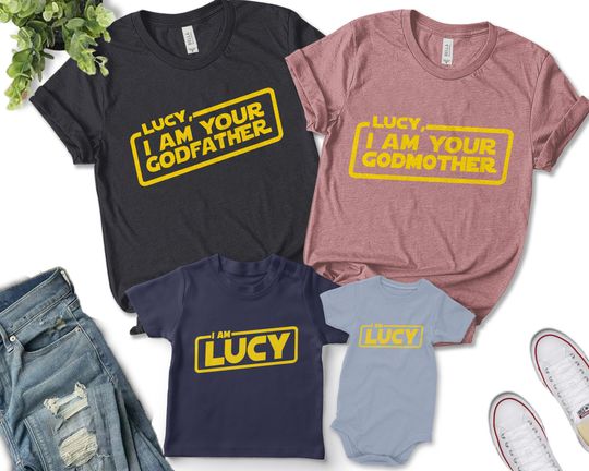 Discover Personalized Name,I Am Your Godfather T-shirt,I Am Your Godmother Shirt
