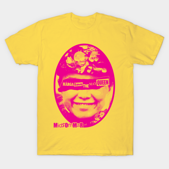 Discover Hårga Save the May Queen [ MIDSOMMAR A24 HORROR SHIRT ] Pink Ink - Midsommar - T-Shirt