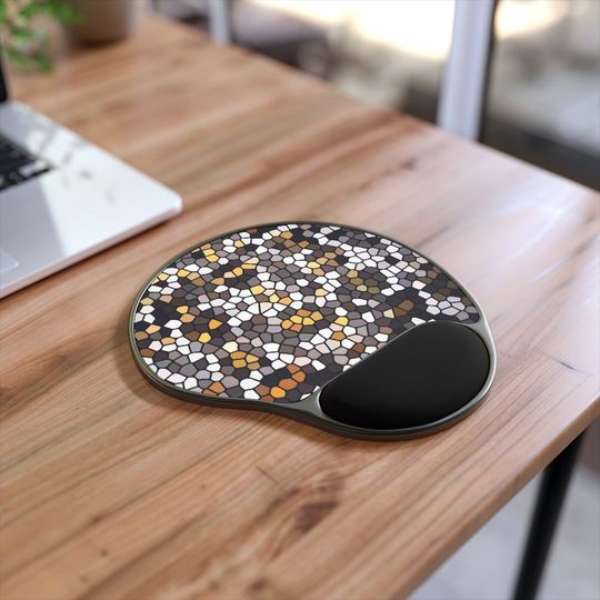 Discover Stained Glass Mouse Pad With Wrist Rest