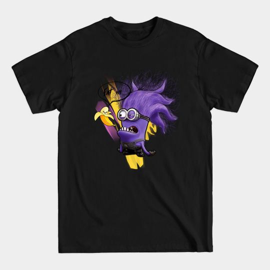 Discover Bad Minion Kevin Eat Me Banana - Minion - T-Shirt