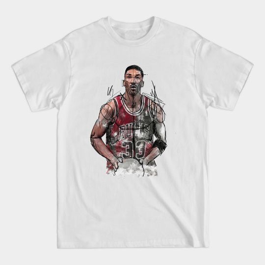 Discover Scottie Pippen sketch art - Scottie Pippen - T-Shirt