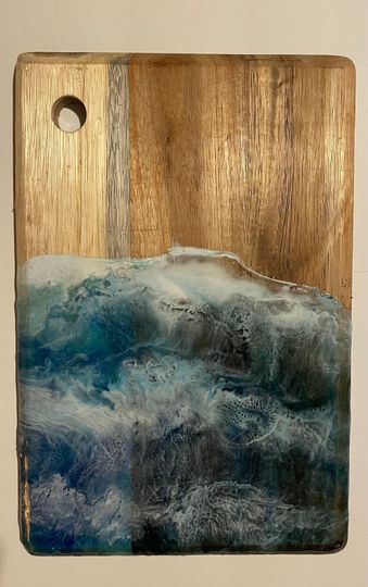 Discover Ocean waves cutting board