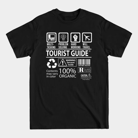 Discover Tourist Guide T Shirt - MultiTasking Certified Job Gift Item Tee - Tourist Guide - T-Shirt
