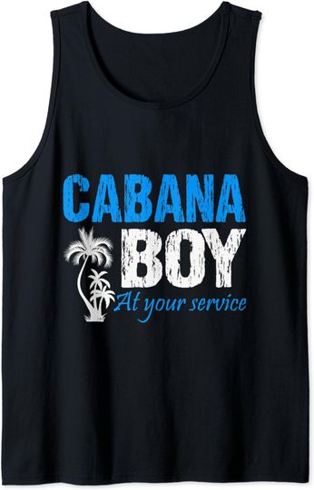Discover Cabana Boy At Your Service Bartender Cruise Tank Top
