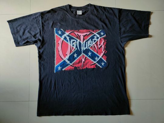Discover OBITUARY Redneck Stomp Across America Tour vtg t-shirt