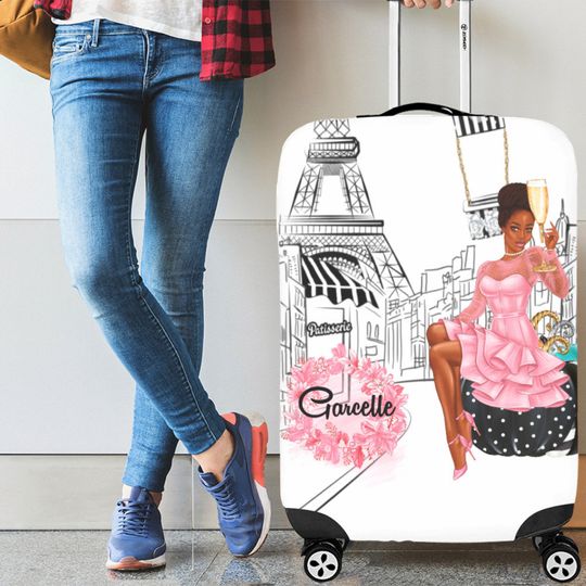 Discover Travel Luggage Cover