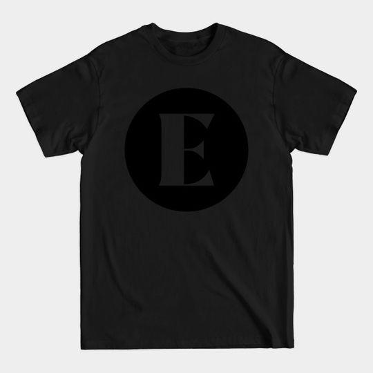 Discover E (Letter Initial Monogram) - E - T-Shirt