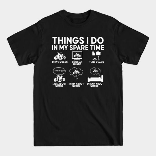 Discover ATV Quad Bikes Four-wheeler Motocross Quads 4x4 - Atv - T-Shirt