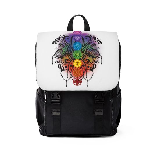 Discover Chakra Dreams Unisex Casual Shoulder Backpack