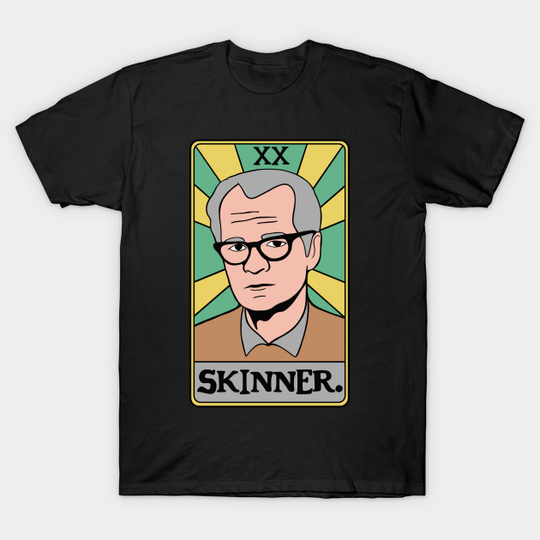 Discover BF Skinner Tarot Card - Behavioral Psychology - Applied Behavior Analysis Reinforcement - Psychology - T-Shirt