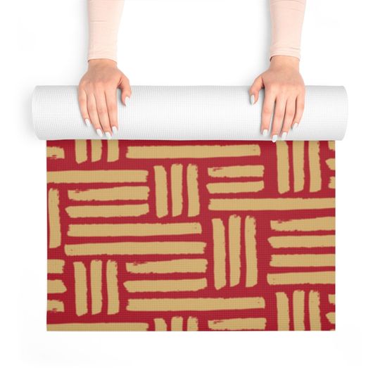 Discover Tribal Print Aztec Boho Decor Foam Yoga Mat