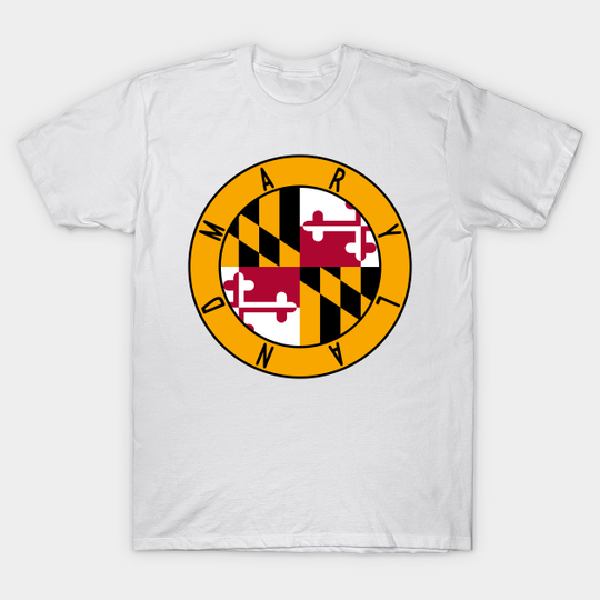 Discover Maryland Flag Decal - Maryland Flag - T-Shirt