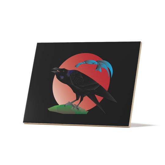 Discover Raven Ceramic Photo Tile