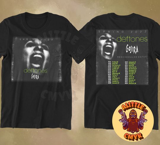 Discover Deftones Music Summer World Tour 2022 Shirt
