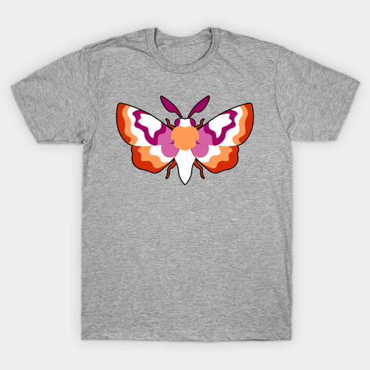 Discover Lesbian Pride Moth - Lesbian - T-Shirt