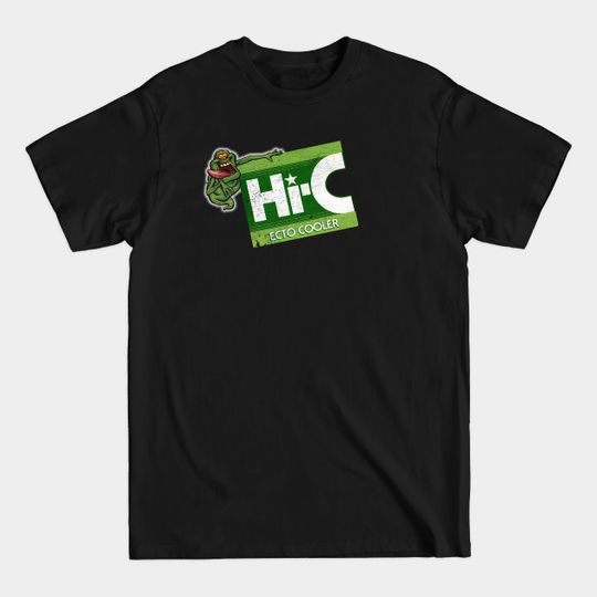 Discover Vintage Hi-C Ecto Cooler Slimer (Distressed) - Ecto Cooler - T-Shirt