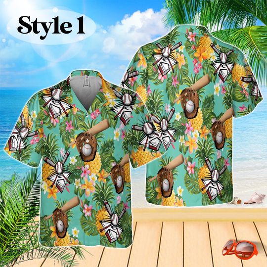 Discover Baseball Style Hawaiian Shirt